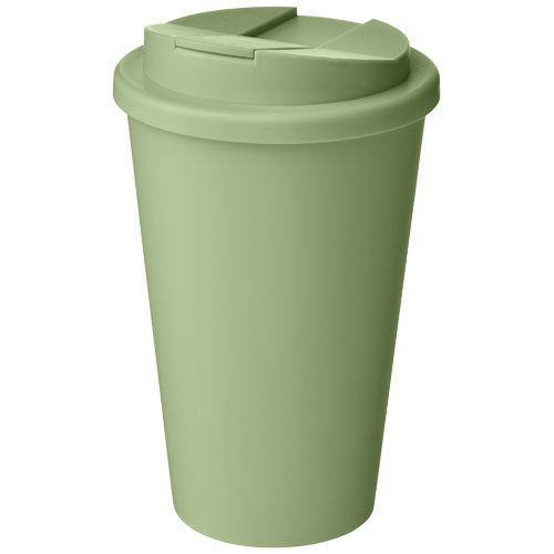 Gobelet isotherme personnalisé 350 ml anti-fuite Americano® Renew Vert d'eau
